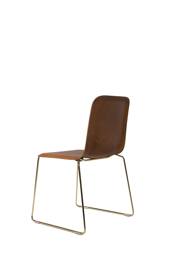 This Chair 141 - Stackable oak veneer, Lensvelt